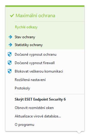V rozbalovacím menu Zobrazovat události od úrovně můžete nastavit bezpečnostní úroveň, od které chcete být informováni.