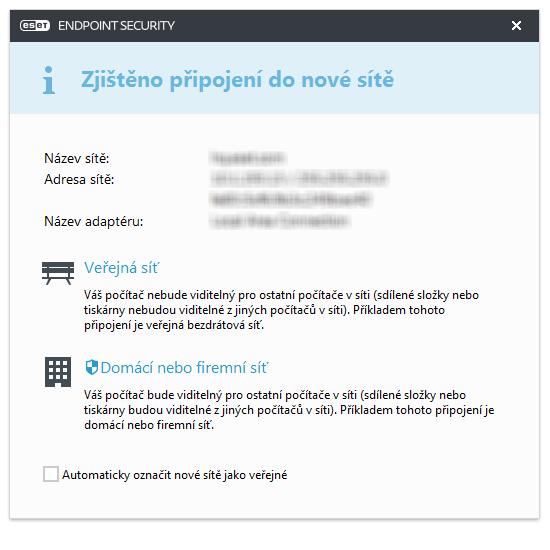 3.7.3 Nastavení důvěryhodné zóny Pro ochranu počítače v síťovém prostředí je nezbytné nastavit důvěryhodnou zónu. Jejím nakonfigurováním umožníte ostatním uživatelům přístup k vašemu počítači.
