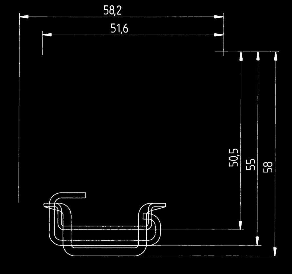 22-12 AWG 300 V 10 6 mm qwi řadová svorka s 6 plochými konektory 2,8 x 0,8 barva šedá WK/3-6 S/IW/U 57.504.6755.