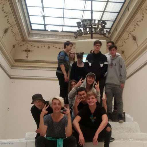 za inspirací do prahy Studenti Multimediální tvorby byli načerpat inspiraci v Galerii Rudolfinum, kde u příležitosti 100.