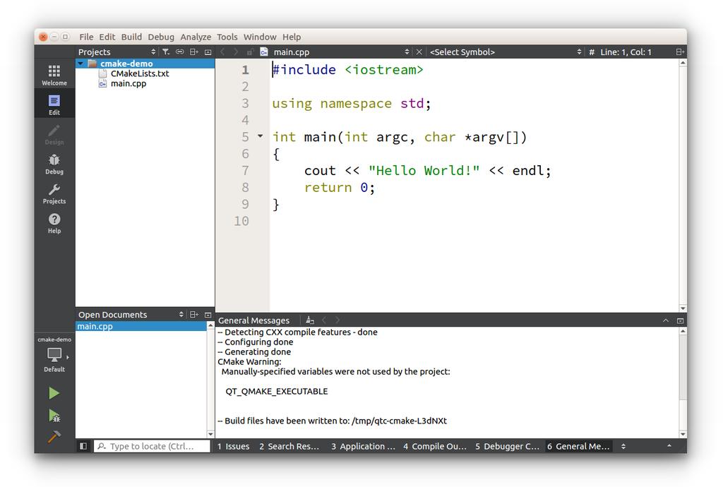 CMake projekt konzolové aplikace Aleš Čepek