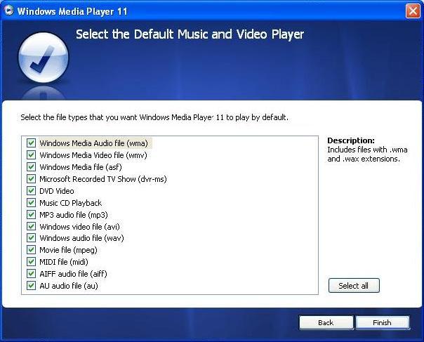 Poznámka Vaše stávající knihovna médií se právě přenáší do Windows Media Player