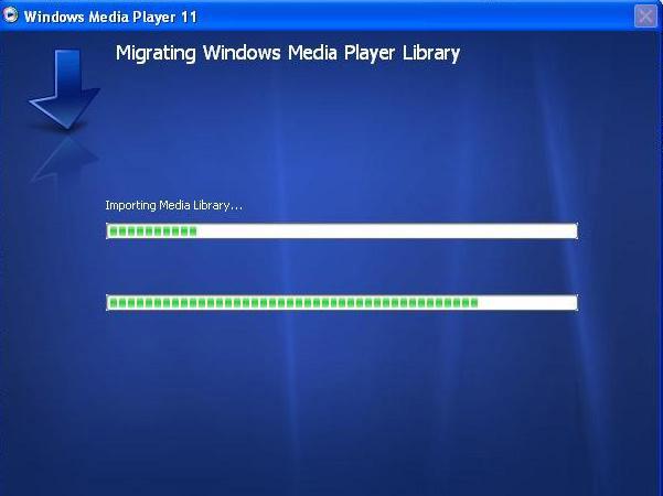 6 Klepněte na rámečky pro výběr typů souborů, které chcete, aby Windows Media