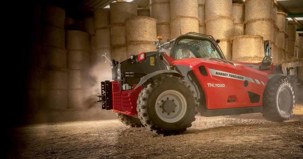 16 www.masseyferguson.com Výkonná a chytrá hydraulická soustava Výkonná a stabilní hydraulická soustava je prvořadá pro každodenní produktivitu teleskopického manipulátoru.