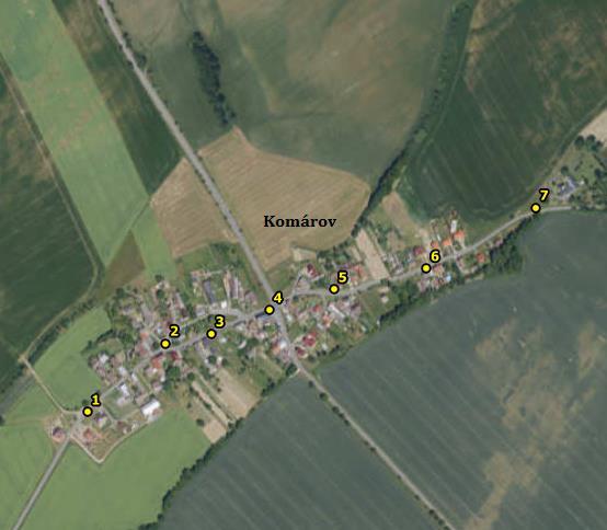 Obrázek 18: Rozmístění