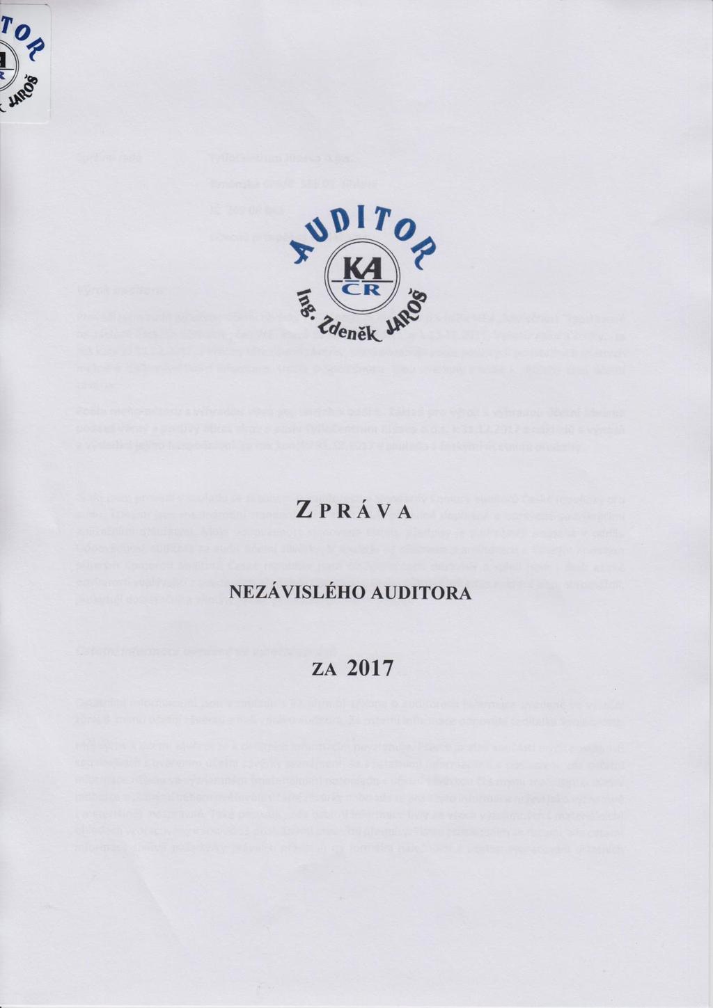 14. Zpráva auditora o