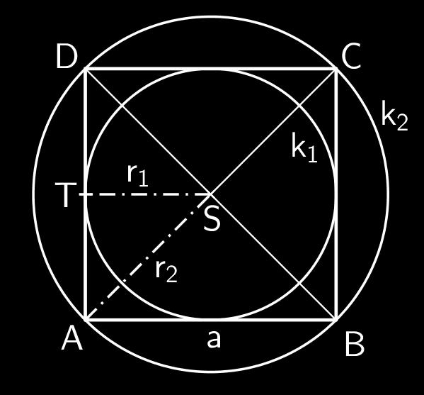 trojúhelník ABC se stranou a = 4 cm. 8.