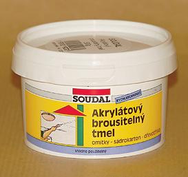 ks AI střeva po 600 ml (1,1 kg) 82,40 barva / bílá 1230 šedá 1231 SOUDAL - STŘEŠNÍ TMEL bitumenózní lepící hmota přilnavá i na vlhké podklady.