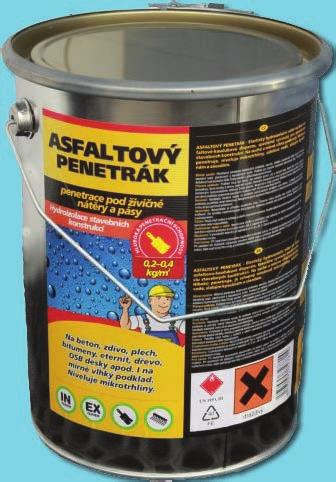 11. STAVEBNÍ CHEMIE b) IZOLAČNÍ NÁTĚRY TEKUTÁ LEPENKA hydroizolační nátěr, dvousložkový na bázi polymery