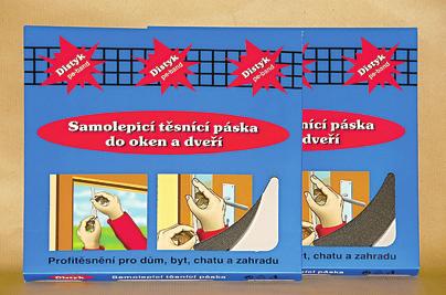 zvlášť na nesavé podklady (dlažba, linoleum) / v kartonu ks PP 50 mm x 5 m 80 1110 20,50 50 mm x 10 m 60 1111 31,50 Textilní 50 mm