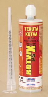 3. CHEMICKÉ KOTVY CHEMICKÁ KOTVA - PE 300 S (POLYESTER) Dvousložkový chemický kotvící systém na