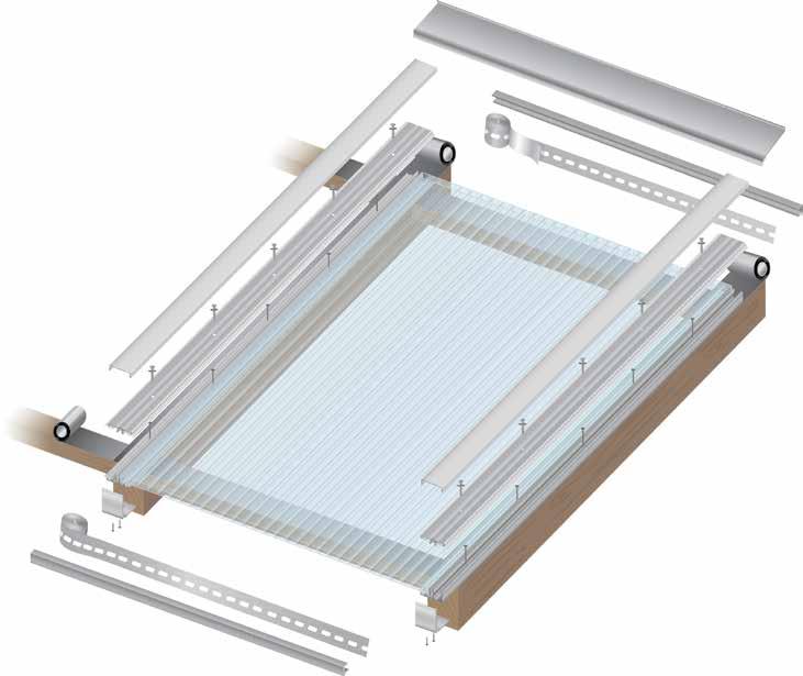 GUTTAGLISS DUAL LONGLIFE formáty Dual Box 4,0 mm Kód Barva Rozměr v mm Balení Cena Poznámka Komůrkové desky z polykarbonátu 2850200 čirá 1000 1050 1 deska 182,64 Kč/m 2 LONGLIFE.
