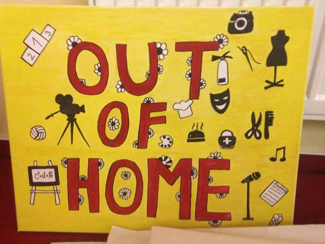 JAK VIDÍ DeTI ˇ FESTIVAL OUT OF HOME? Letos jsme požádali dětské domovy, aby nám do tzv. Kreativní soutěže poslaly své nápady. Jejich počiny se měly týkat toho, jak vidí festival OUT of HOME.