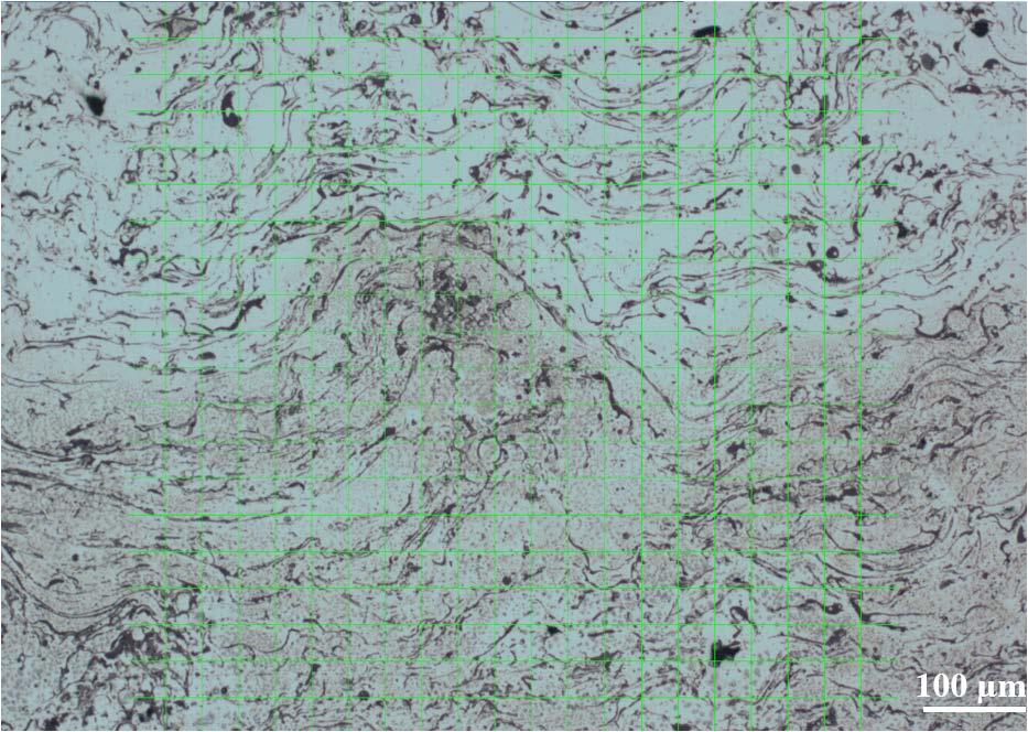 Množství nenatavených částic [%] Kontaminace na rozhraní mezi podkladem a povlakem [%] 5,0 5,0 4,3 - - 10 4,8 ± 0,4 11,5 9,8 9,3 17,0 20,9 25 13,7 ± 5,0 100 µm Obrázek 3.