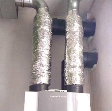 Hlukově tlumící potrubí Brink balení 10m Vnitřní materiál geotetilní tkanina Velmi dobré tlumící vlastnosti Možnost výroby tlumičů na míru dané instalace 207 740 Pružný tlumič D125 / 10m 207 760