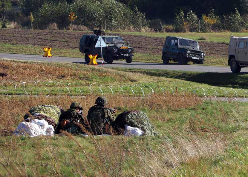 8 8 A report A report 11/2017 8/2017 Cvičení prověřilo schopnosti záložníků na Ostravsku Safeguard Territory Střežení a obrana důležitých objektů takzvané krizové infrastruktury v Moravskoslezském