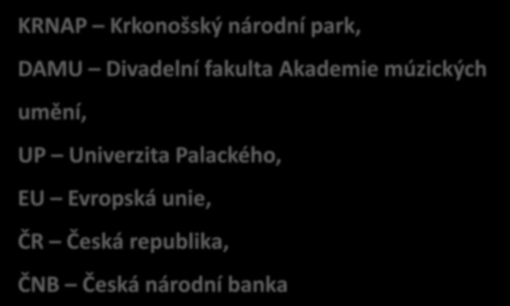 Palackého, EU Evropská unie, ČR Česká republika,