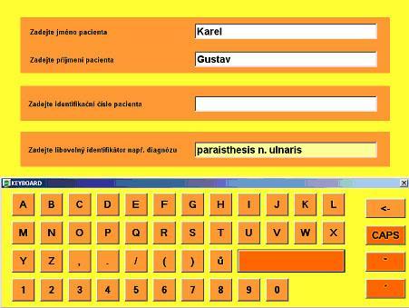 Zavedené údaje potvrdíme a vrátíme se do nepřerušeného průběhu programu.