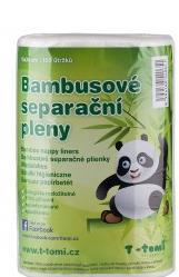 BAMBUSOVÉ SEPARAČNÍ PLENY Bambusové separační pleny T-tomi jsou vyrobeny ze 100% bambusového vlákna, které je velmi jemné k dětské pokožce a jeho