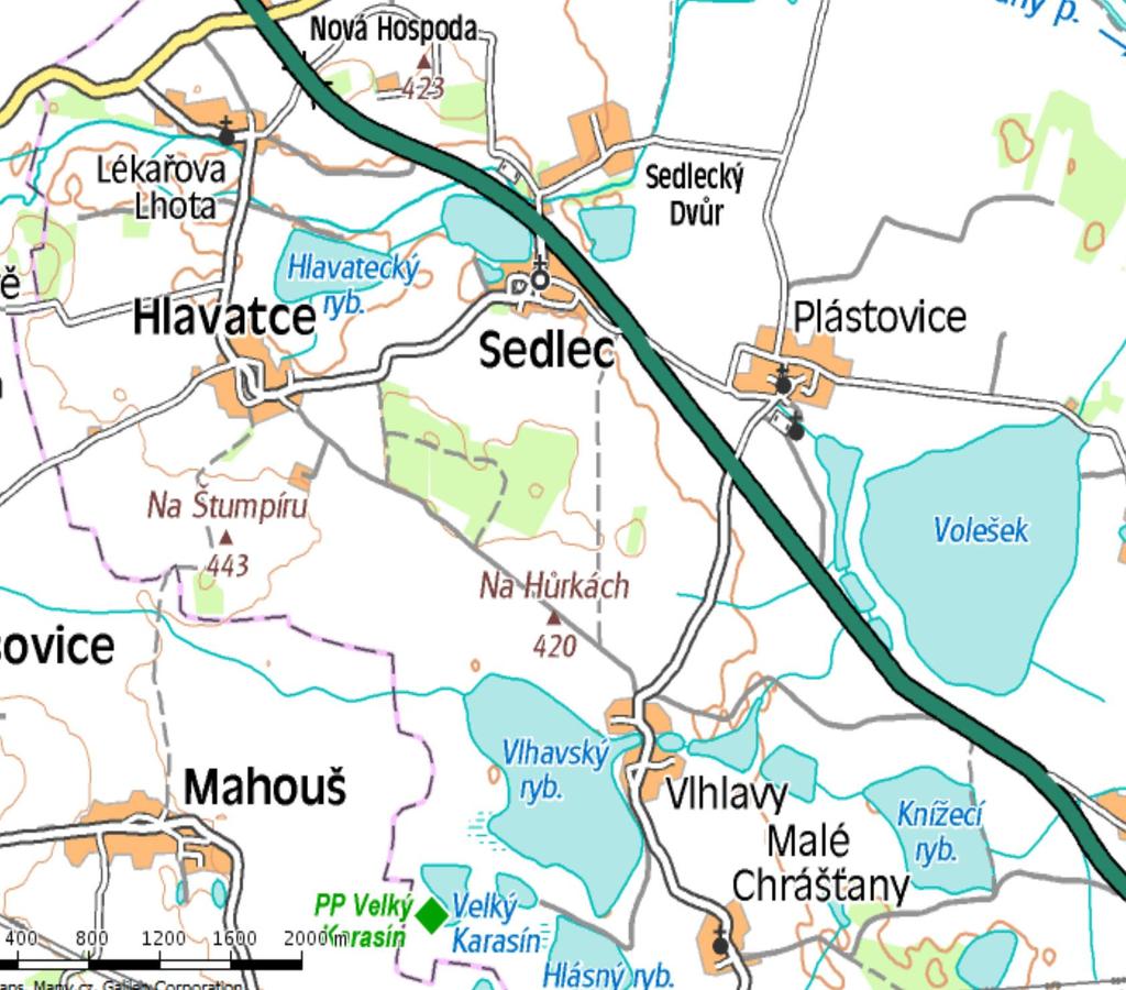 MAPKA OBCE VČETNĚ