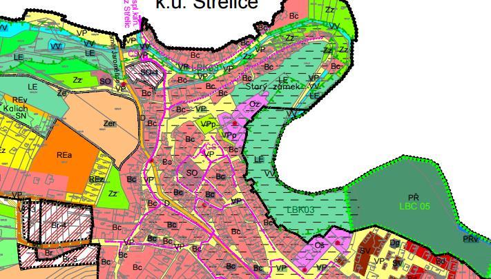 Územní plán: Předmět prodeje se nachází v ploše s rozdílným způsobem využití, konkrétně v ploše občanského vybavení s indexem Oz : 1) Přípustné využití: - občanské vybavení nesnižující kvalitu