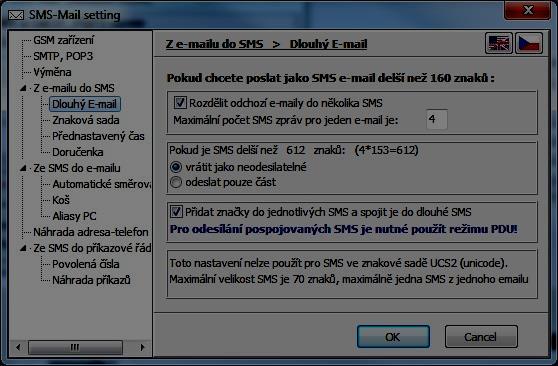 Komunikace s klienty probíhá přes TCP-IP na portech 25 a 110. Někdy je však nutné použít jiné než standardní porty. Například když jsou na počítači, kde běží SMS_Mail, spuštěny služby IIS.