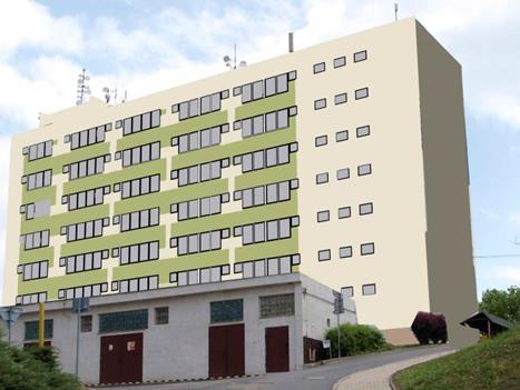 objektu I - pavilonu Interny, kde dochází k výměně oken, zateplení obvodového