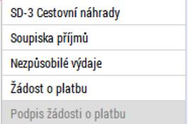 Přílohy Přílohy k dokladům žádosti o platbu jsou vkládány v sekci dokumentů Zprávy o realizaci. Viz. kapitola 2.2.10. Pokynů k vyplnění zprávy o realizaci. 2.4.5.