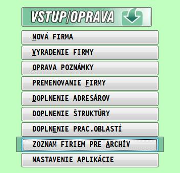 Archivácia viacerých firiem naraz (PROLAR PLUS) Ak pomocou systému PROLUC spracovávate účtovníctvo pre viac firiem a máte záujem o pravidelné efektívne a bezpečné zálohovanie údajov je táto funkcia