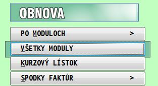 Ako prenášať údaje FIRMA DOMOV a späť. V prípade potreby prenosu údajov (napr. z firmy domov) dodržte nasledovné podmienky. Obnovu vykonávajte s rovnakými parametrami ako ste vykonali archív.