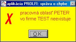 Ak majú dvaja užívatelia rovnaký work, nie je možná súčasná práca týchto užívateľov! Kódy, heslá, prípadne priradenie work-u môžete dodatočne upravovať v module WIN PROLGE, časť Užívatelia.