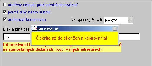 Kopírovanie, prenos na médium môže trvať niekoľko sekúnd. Počkajte na dokončenie operácie. Po dokončení môžete zariadenie odpojiť.