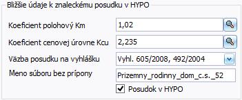 Do boxu Meno súboru bez prípony napíšte názov, pod ktorým sa bude posudok ukladať na disk. V starších verziách program sám vytvoril názov súboru s označením S_0000xxx.hyp.