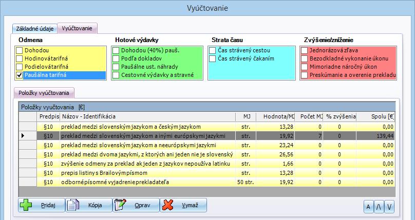 4 VYÚČTOVANIE 45