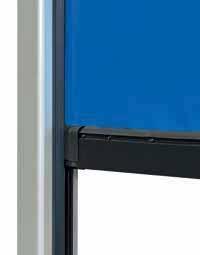 Volitelně se vrata V 4015 SEL Alu-R dodávají také s hliníkovým podlahovým profilem pro třídu odolnosti proti větru 1 (DIN EN 12424).