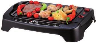 EFBA 502 Momert 1115 Voľne stojaci grill, zdravé grilovanie bez dymu a zápachu, bezpečnostný vypínač, nerezové vyhrievacie