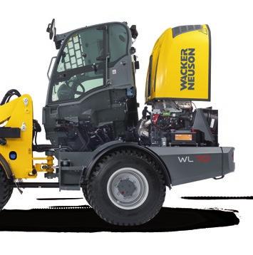 Volitelné hydraulické funkce Váš kolový nakladač od Wacker Neuson by měl převzít co možná nejvíc funkcí a být v každém ročním období