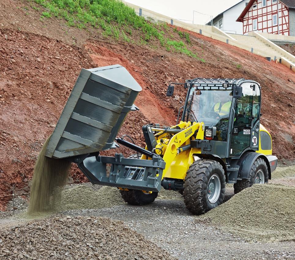 Kolové nakladače Wacker Neuson nabízejí řešení na všechno.