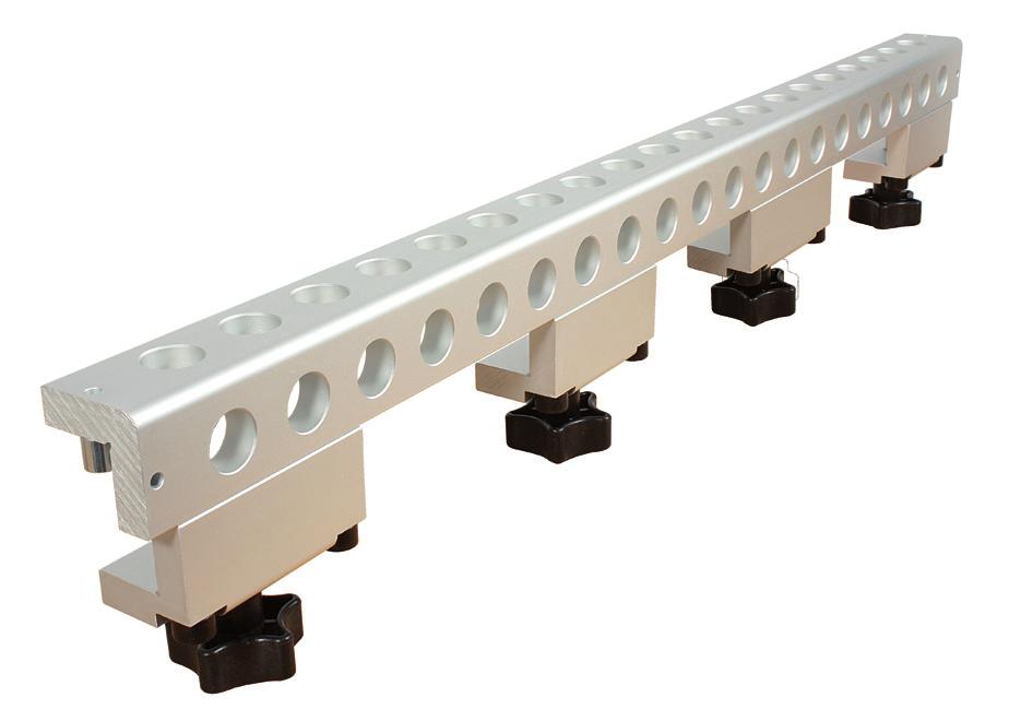 Truhlářské přípravky a příslušenství IGM FKP656 Vrtací přípravek sada 656mm + ZDARMA 100ks kolíků 8x35 mm Pro kolíkování na hraně dílce Pro spojování na konfirmáty Možnost upnutí různých průměrů
