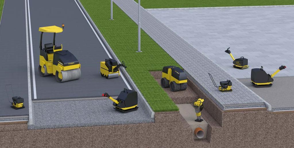 pochozí dlažba *** (betonová, cihelná) tlumicí podložka ** tlumicí podložka odkladní vrstvy štěrk ** *** ** Dlážděná parkoviště, velké zpevněné plochy rovozní vrstva velkoformátová pojížděná dlažba