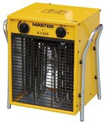 výkonné topidlo od výrobce Master, regulovatelný výkon 4,5 9 kw. Možnost používání jen jako větráku, vybaveno tepelnou pojistkou a termostatem. Vhodná kombinace k odvlhčování pomocí vysoušečů.