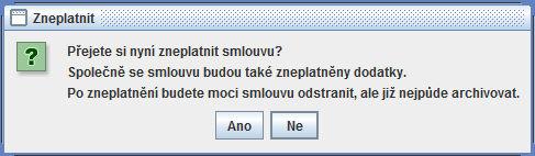 Zneplatnění smlouvy či dodatku 10 39 Zneplatnění smlouvy či dodatku Zneplatnit smlouvy.