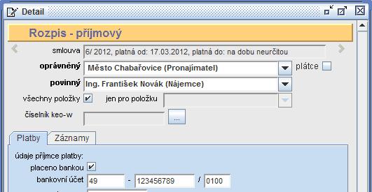 54 15 Napojení na KEO-W Poplatky 1) Nastavení exportu do KEO-W V menu Nastavení - Systémové nastavení - Moduly - Parametry - záložka KEO je třeba zatrhnout check box Exportovat záznamy do KEO/KEOW.