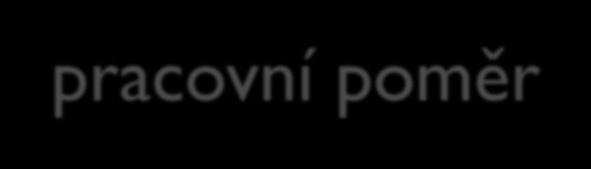 Dohody o pracích konaných mimo pracovní poměr Pokud zaměstnavatel potřebuje výkon určitých prací pouze příležitostně nebo jde-li o činnost malého rozsahu, může si tyto práce zajistit na základě