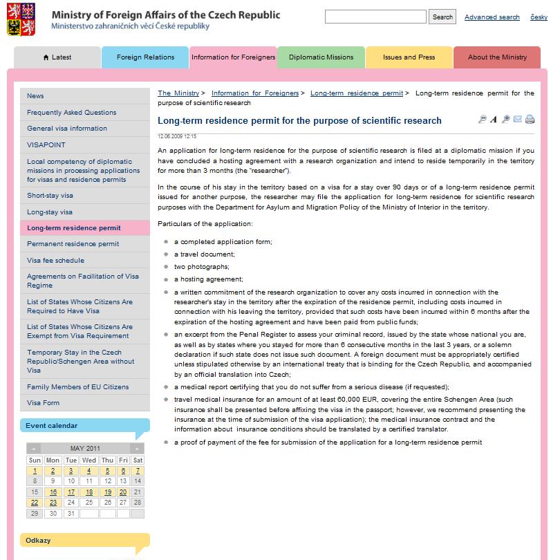 Long-term residence permit for the purpose of scientific research http://www.