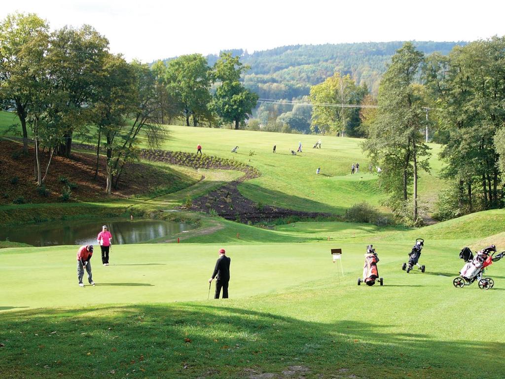 CENY GOLFOVÝCH SLUŽEB GOLFOVÉ POPLATKY Jednorázové poplatky Členství (vstupní poplatek) * Řádný člen Člen z řad mládeže (1) Roční členství s 50% slevou na denní Green FEE (2) Cena v Kč 0 Kč 0 Kč 5