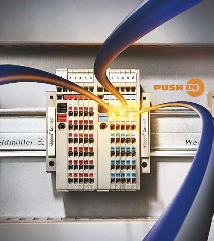 Zásadní inovace v oboru řadových svorkovnic Klippon Connect A-series distribuce 24 V DC Letʼs connect.