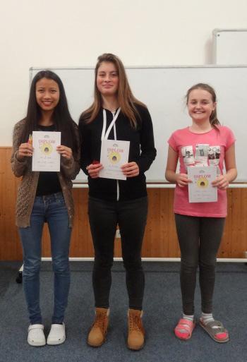 1. Kateřina Palacková IV. C Podzimní les 2. Martina Bodláková VI. A Podvečer u moře 3. Lucie Dřevová VI. C Krajka z jinovatky Cena za námět Filip Šťastný VIII. A Cena EVVO Elena Hoffer VI.
