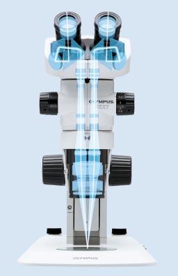 6 SYSTEMATICALLY BETTER A SZX7 Galilean light paths* OPTICAL EXCELLENCE AND SYSTEM EXPANDABILITY SZX7 WITH GALILEO OPTICS A wide variety of observation tubes and intermediate tubes enables operators