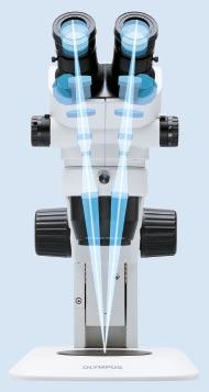 8 SYSTEMATICALLY BETTER A SZ61/SZ51 Greenough light paths* PRECISE, FUNCTIONAL AND COMPACT SZ61/SZ51 Five high-performance zoom bodies B The SZ61 and SZ51 zoom bodies provide two different